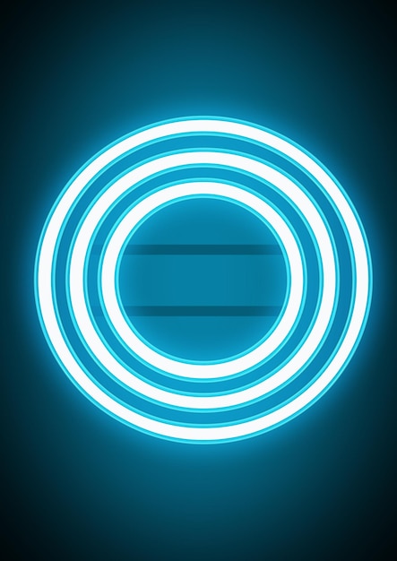 Vector neon letter o alphabet stock vector illustration of glowing