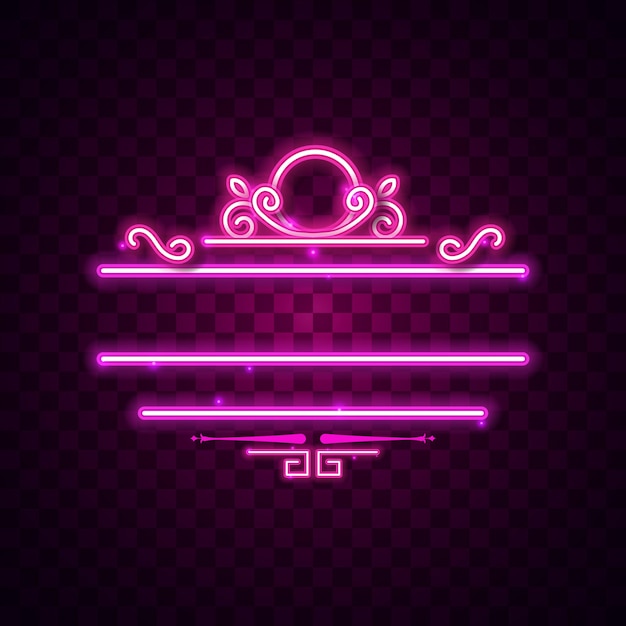 Vector neon light glow glowing shiny background vector border frame border sign neon sign game gaming technology tech modern futuristic abstract blank space night