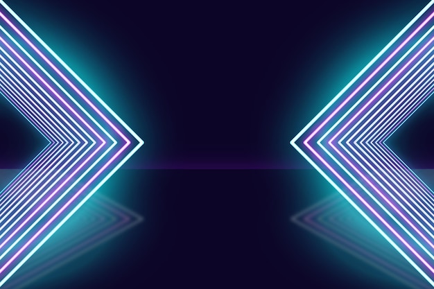 Neon lights background design