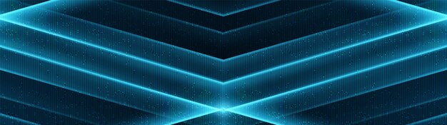 Vector neon line technology backgroundhitech digital and network concept