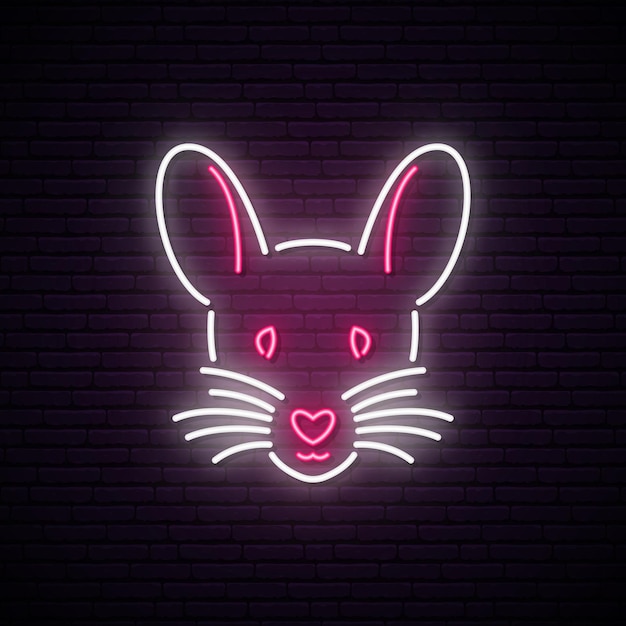 Neon muis teken