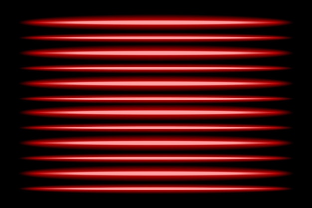 Неоновые красные светящиеся огни линии абстрактный шаблон фона. Вектор