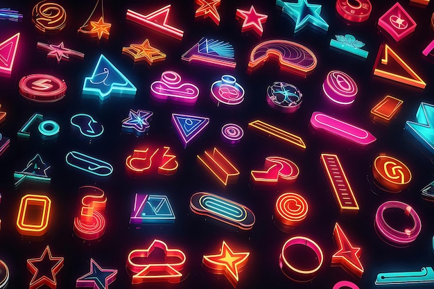 Neon Symbols
