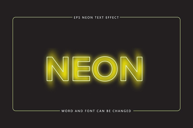 neon teksteffect