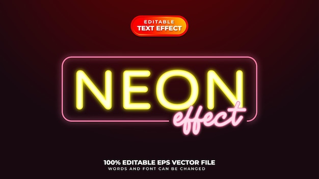 Neon tekststijleffect