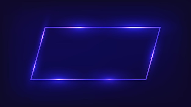 Vettore banner neon04