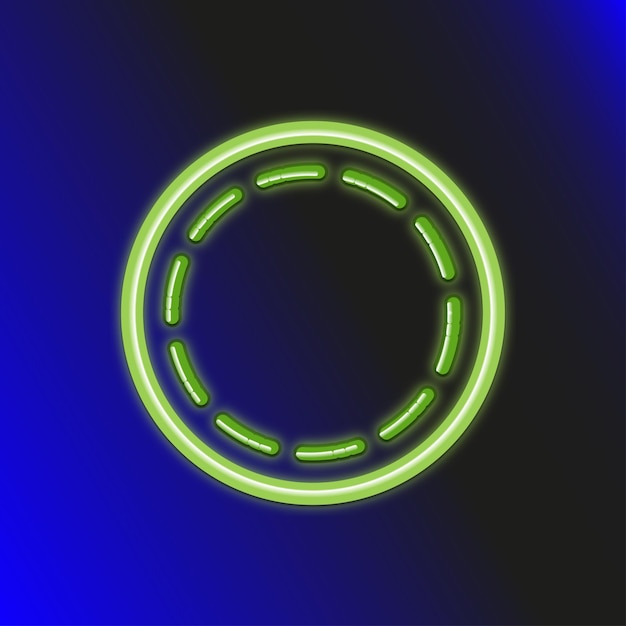 Neongroen blauw