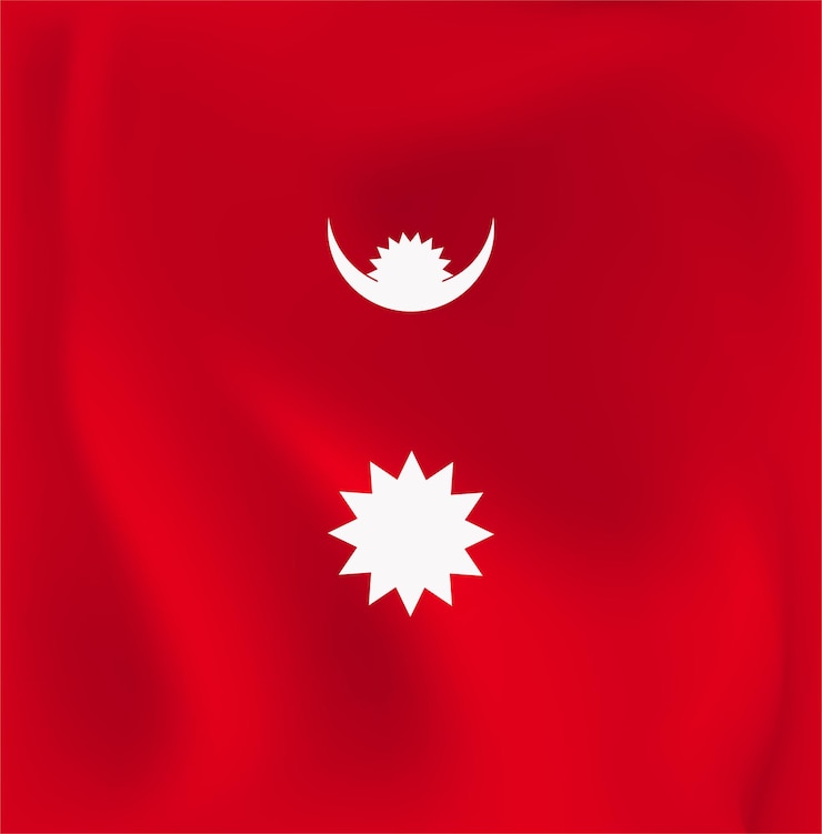 Vector nepali flag wallpaper