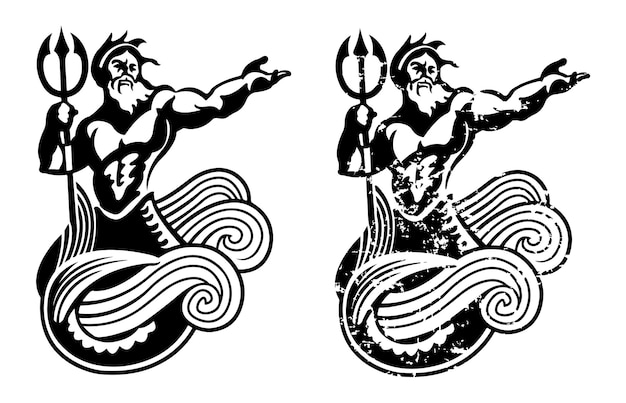 Neptune Graphic illustration of Neptune King of the Sea Use with or without the grunge Check out