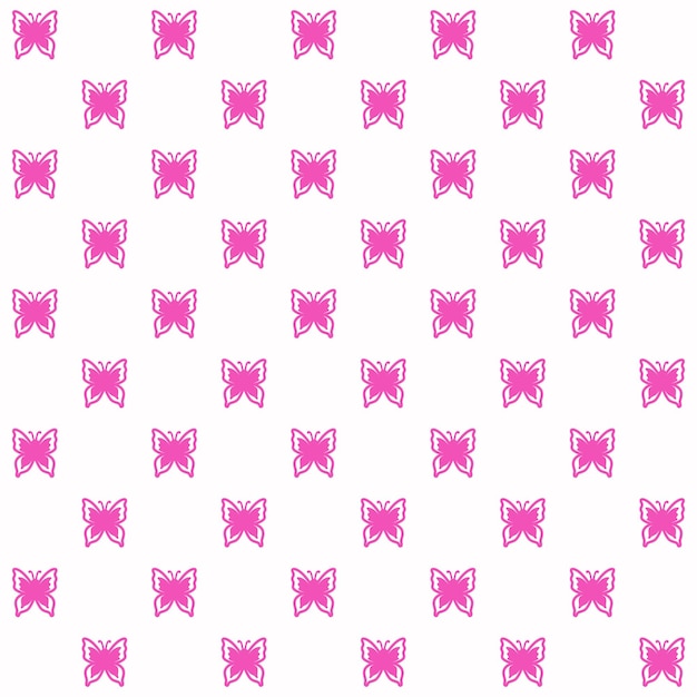 Netting abstract seamless pattern with butterfly Cute grid Y2K background Nostalgic 2000s vector print Retro girly lattice backdrop 1990s style