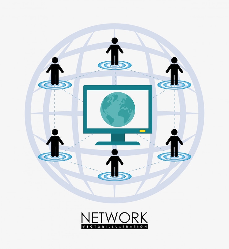 Vector netwerk ontwerp
