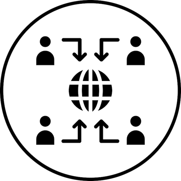 Netwerk toegankelijkheid icoon vector afbeelding Kan worden gebruikt voor netwerken