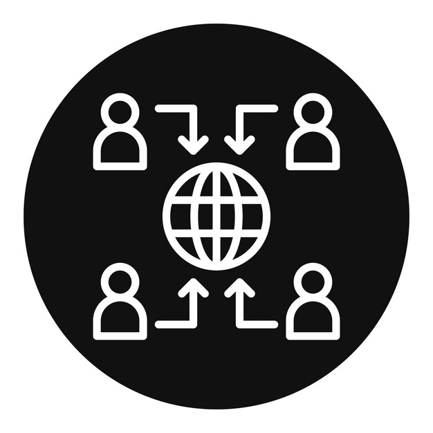 Netwerk toegankelijkheid icoon vector afbeelding Kan worden gebruikt voor netwerken
