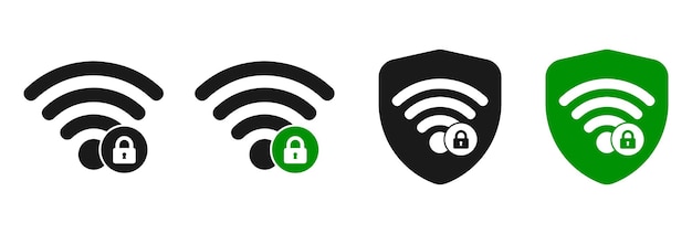 Netwerksignaal iconwifi platte vector illustratie ontwerp 01