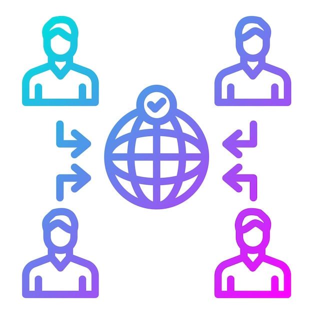 Vector network accessibility vector icon can be used for networking iconset