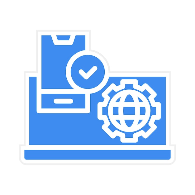 Vector network compatibility icon vector image can be used for networking