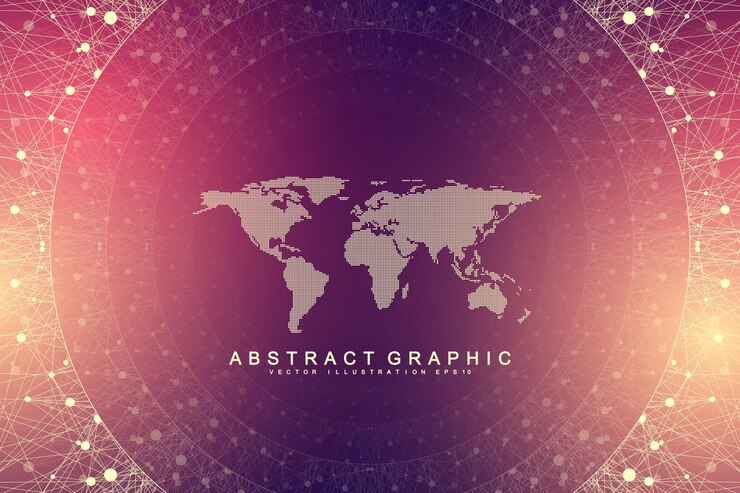 Vector network and connection background