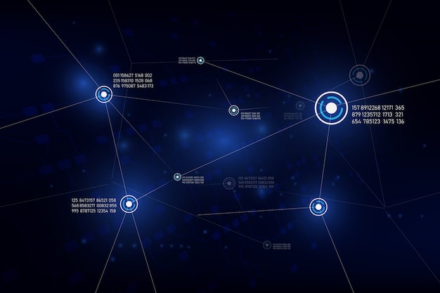 Network connection global telecommunication concept vector illusatration