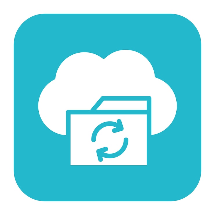 Vector network data recovery icon vector image can be used for networking