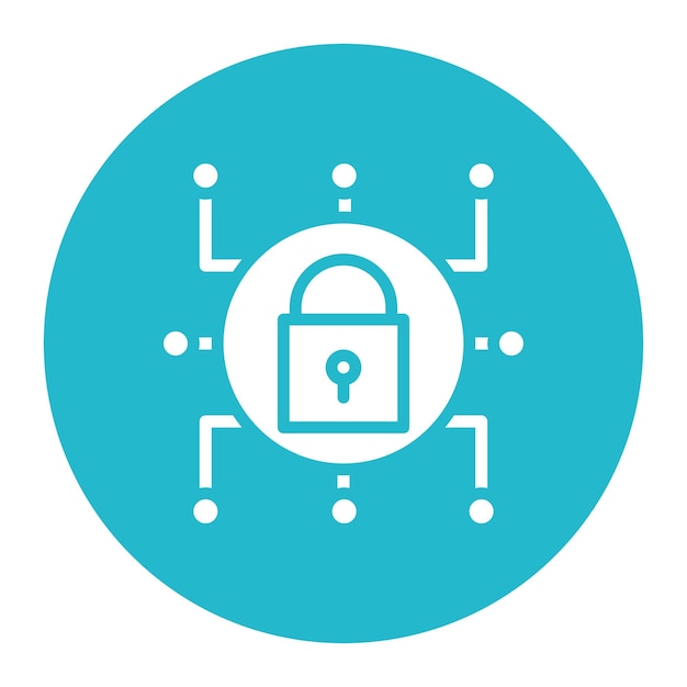 Network Encryption icon vector image Can be used for Networking
