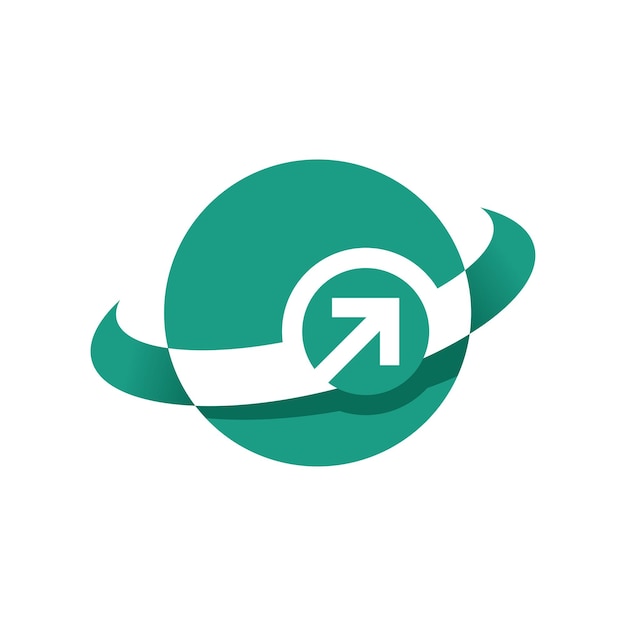 Vettore logo di finanza di rete
