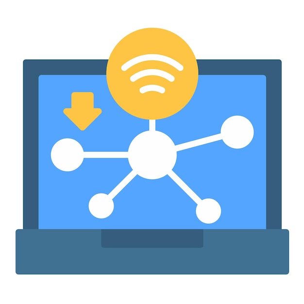 Network Flat Illustration