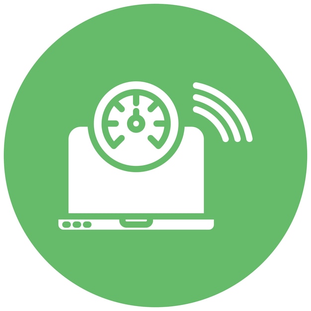 Network Latency vector icoontje illustratie van Networking icoonset