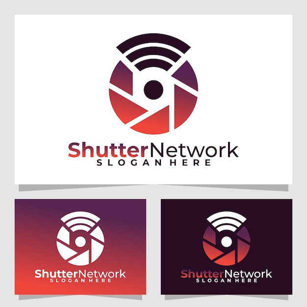 Network logo vector design isolated