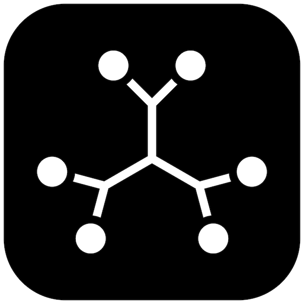 Network Robustness vector icoontje illustratie van het netwerk icoonset