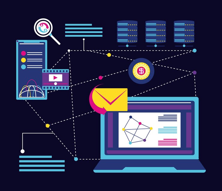 Vector network technology and connection