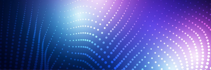 वेक्टर network technology digital dark blue colorful design banner