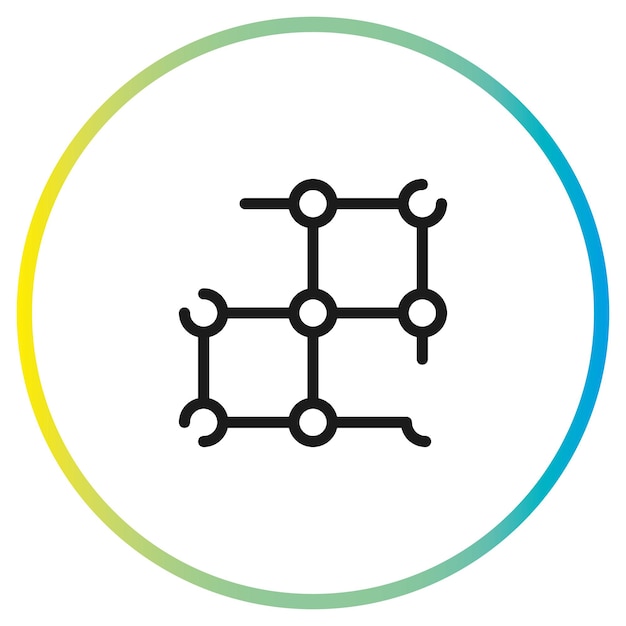 Icona della tecnologia di rete