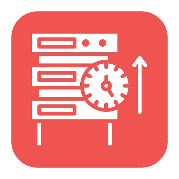 Network Uptime icon vector image Can be used for Networking