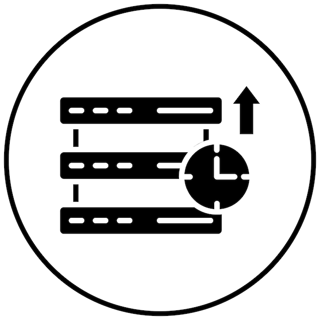 Vector network uptime vector icon can be used for networking iconset