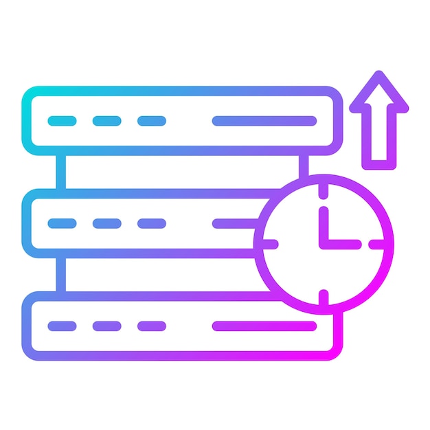 Vector network uptime vector icon can be used for networking iconset