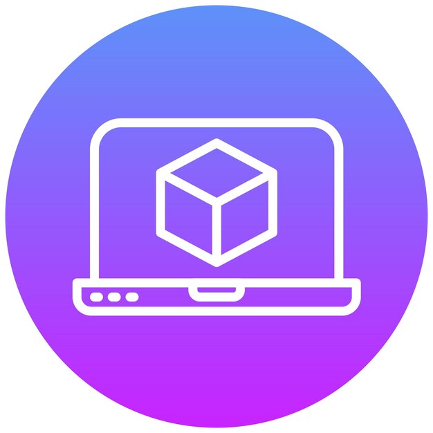 Икона векторной виртуализации сети иллюстрация икон сетевого набора