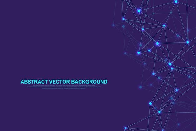 Networking connect technology abstract concept.