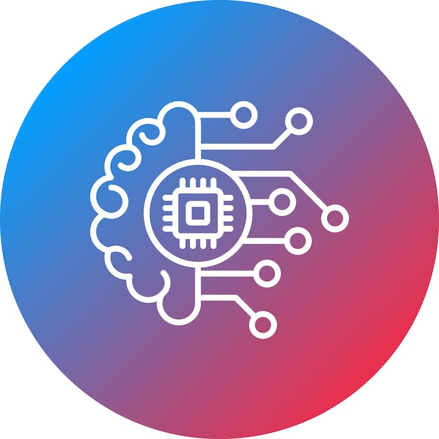 Neural Engineering icoon vector afbeelding Kan worden gebruikt voor Data Analytics