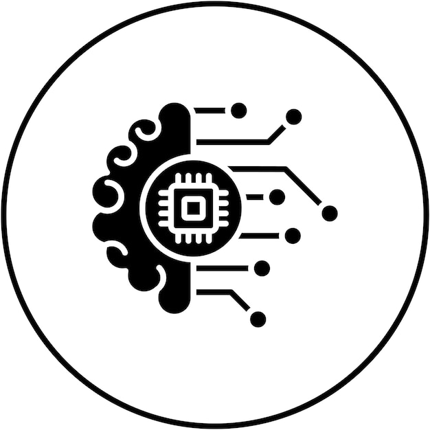 Neural Engineering icoon vector afbeelding Kan worden gebruikt voor Data Analytics