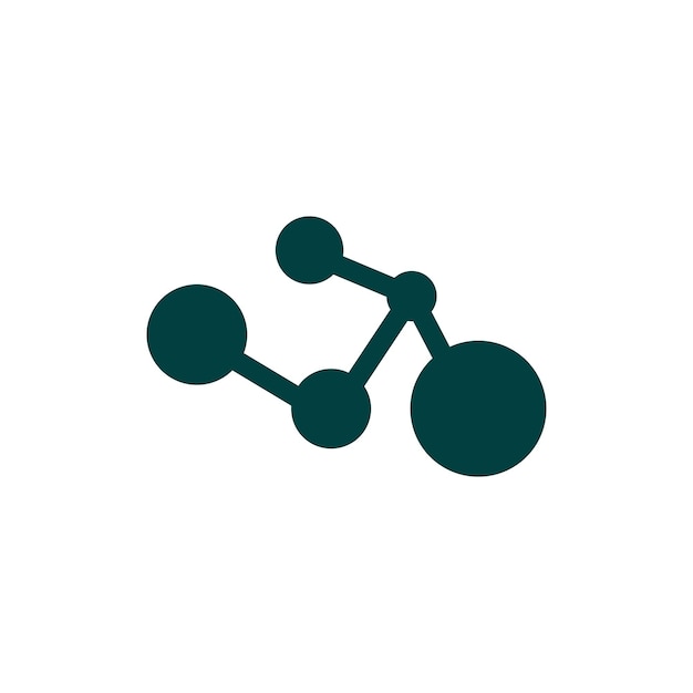 Neuron Logo Cel DNA netwerk Vector en deeltjestechnologie eenvoudige illustratie sjabloonontwerp