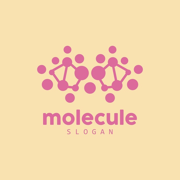 Neuron Logo Molecuul Logo Ontwerp Vector EN Sjabloon Illustratie