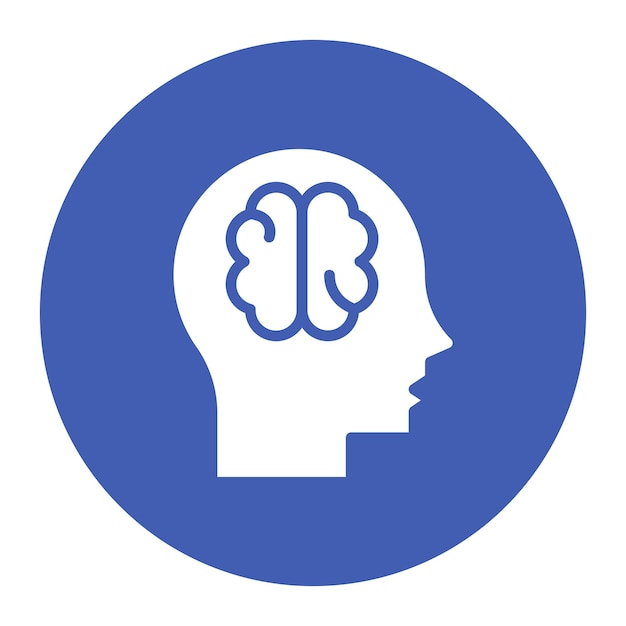 Neuropsychologie icoon vector afbeelding Kan worden gebruikt voor Psychologie