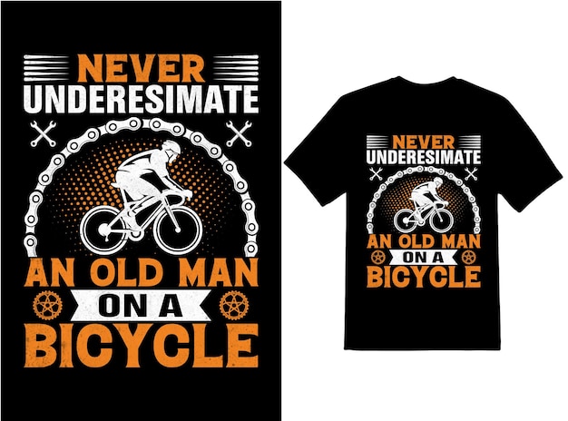 never underestimate an old man on a bicycle