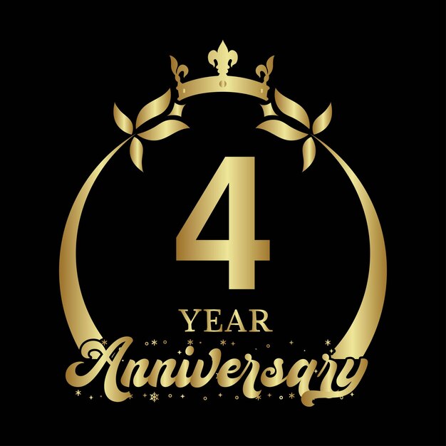 Vector new anniversary design