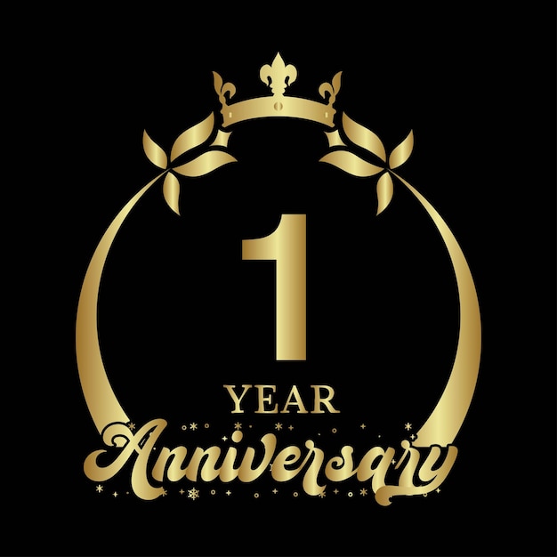 Vector new anniversary design