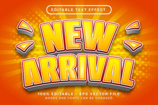 New arrival 3d text effect and editable text effect