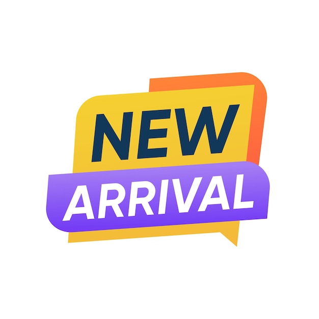 New Arrival banner isolated design template