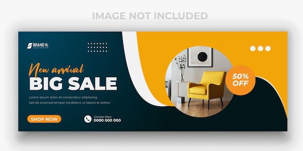 New arrival big sale super offer and 2 color gradient clean background or furniture creative marketing ad colorful social media instagram post design template