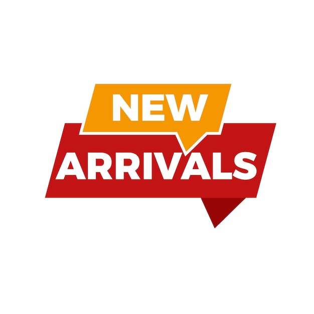 new arrival sale tag design