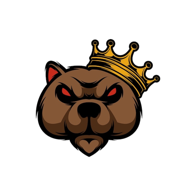 New Bear Mascot Design Vector